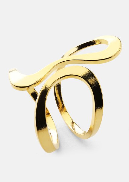 Sormus Infinity Flow - 18k Kullattu