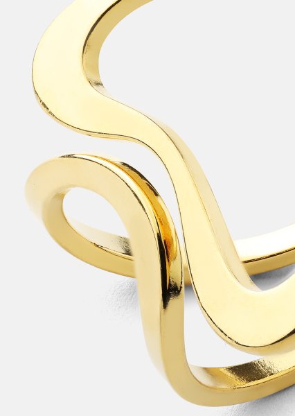 Sormus Infinity Flow - 18k Kullattu