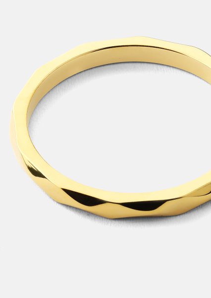 Sormus Facet Gleam - 18k Kullattu