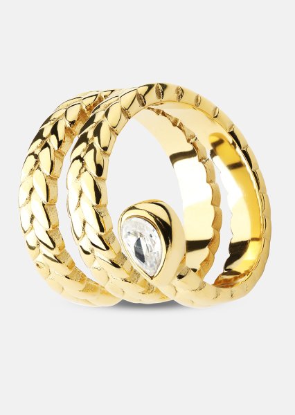 Sormus Elira - 18k Kullattu