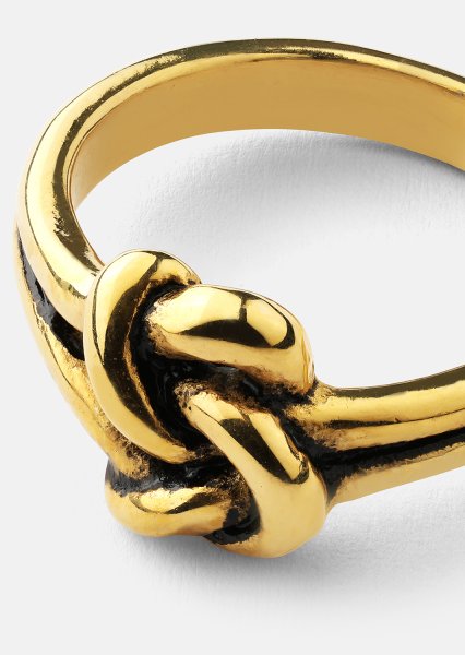 Sormus Knot - 18k kultapäällysteinen