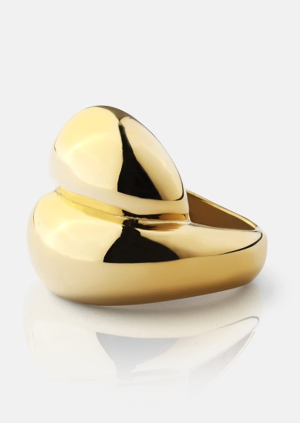 Sormus Bold Flow - 18k Kullattu