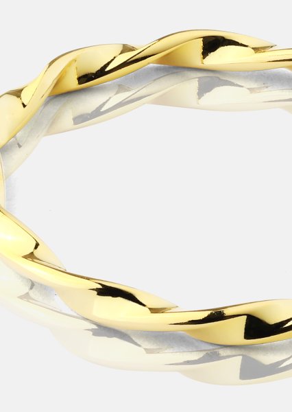 Sormus Twist Whisper - 18k Kullattu