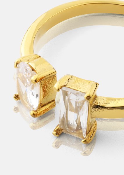 Sormus Duo Cut - 18k Gold Plated