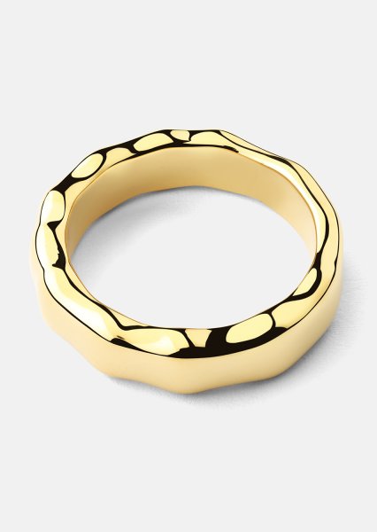 Sormus Sculpted Flow - 18k Kullattu