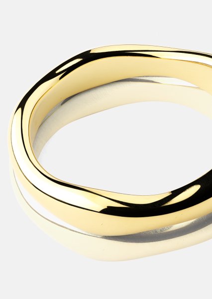 Sormu s Flow Sormus Thin - 18k Kullattu