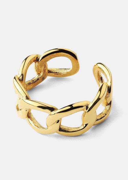 Sormus Bold Chain - 18K Kullattu