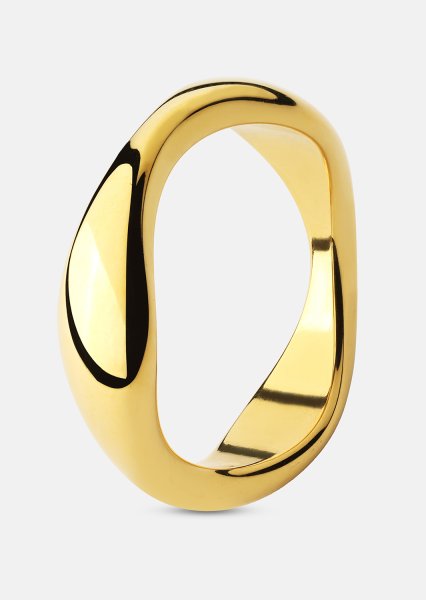 Sormus Organic Curve - 18k Kullattu