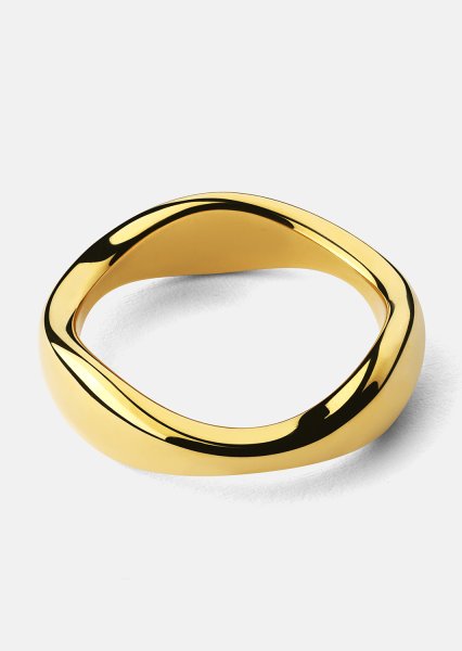 Sormus Organic Curve - 18k Kullattu
