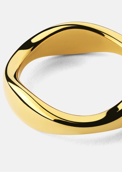 Sormus Organic Curve - 18k Kullattu