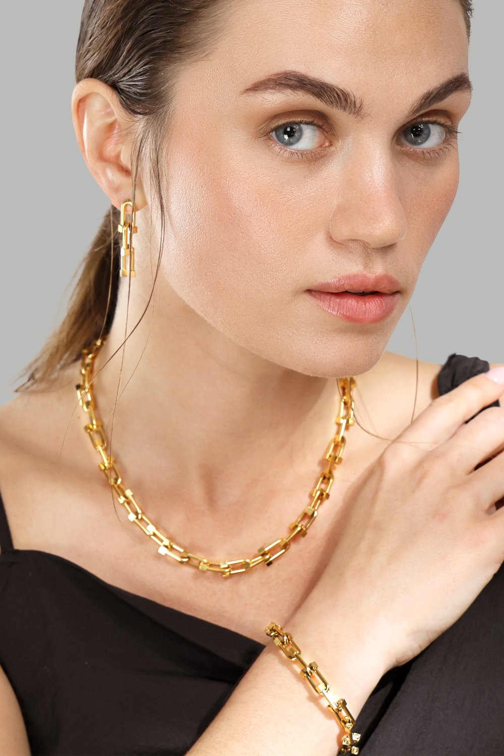 Rannekoru Link Luxe - 18k Kullattu