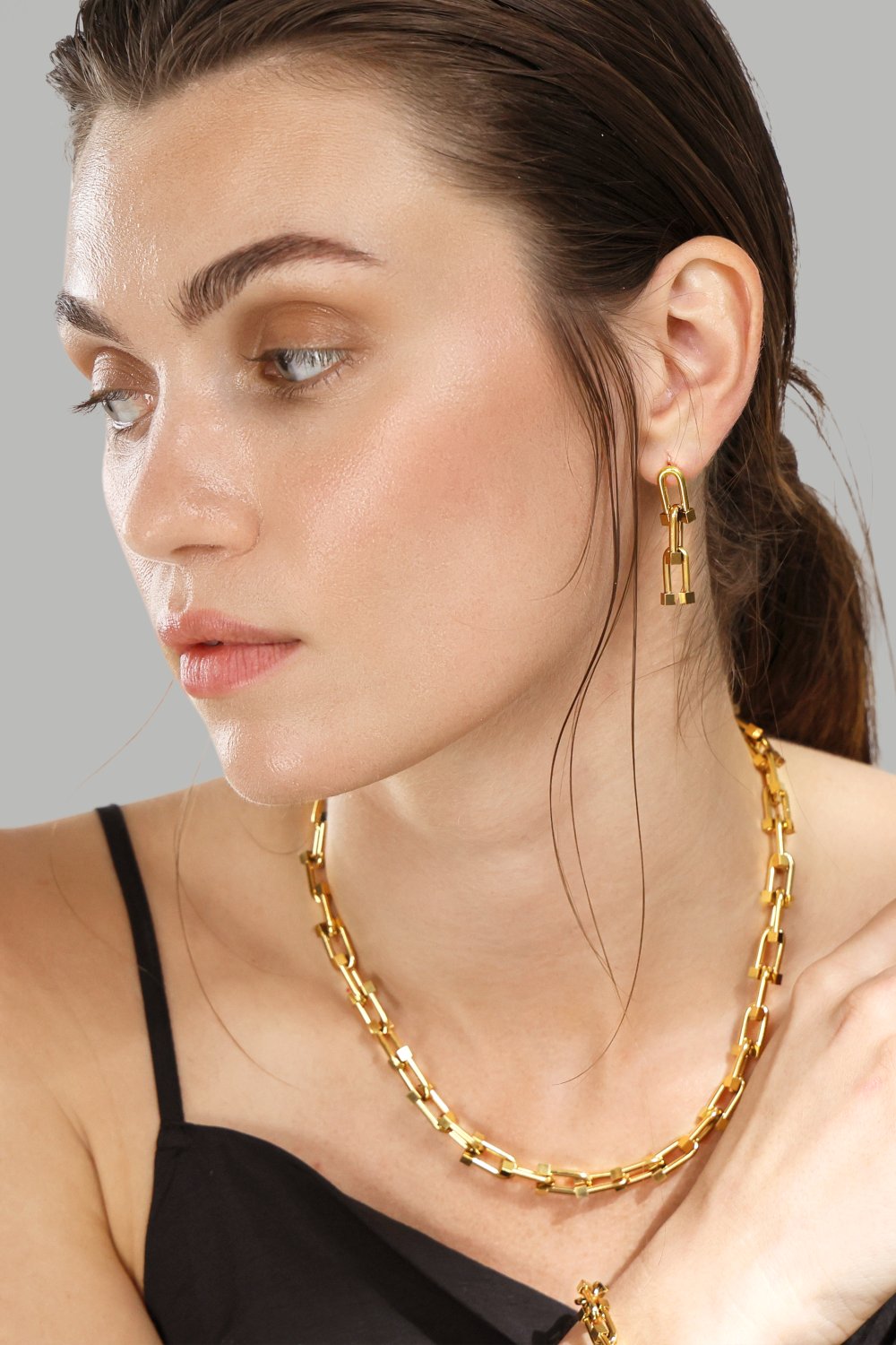 Rannekoru Link Luxe - 18k Kullattu