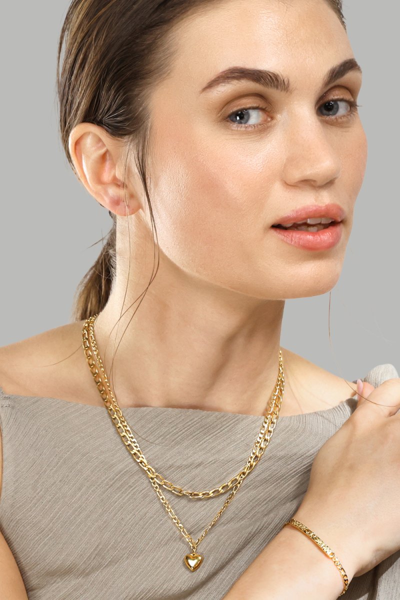 Kaulakoru Heart of Gold – 18k Kullattu