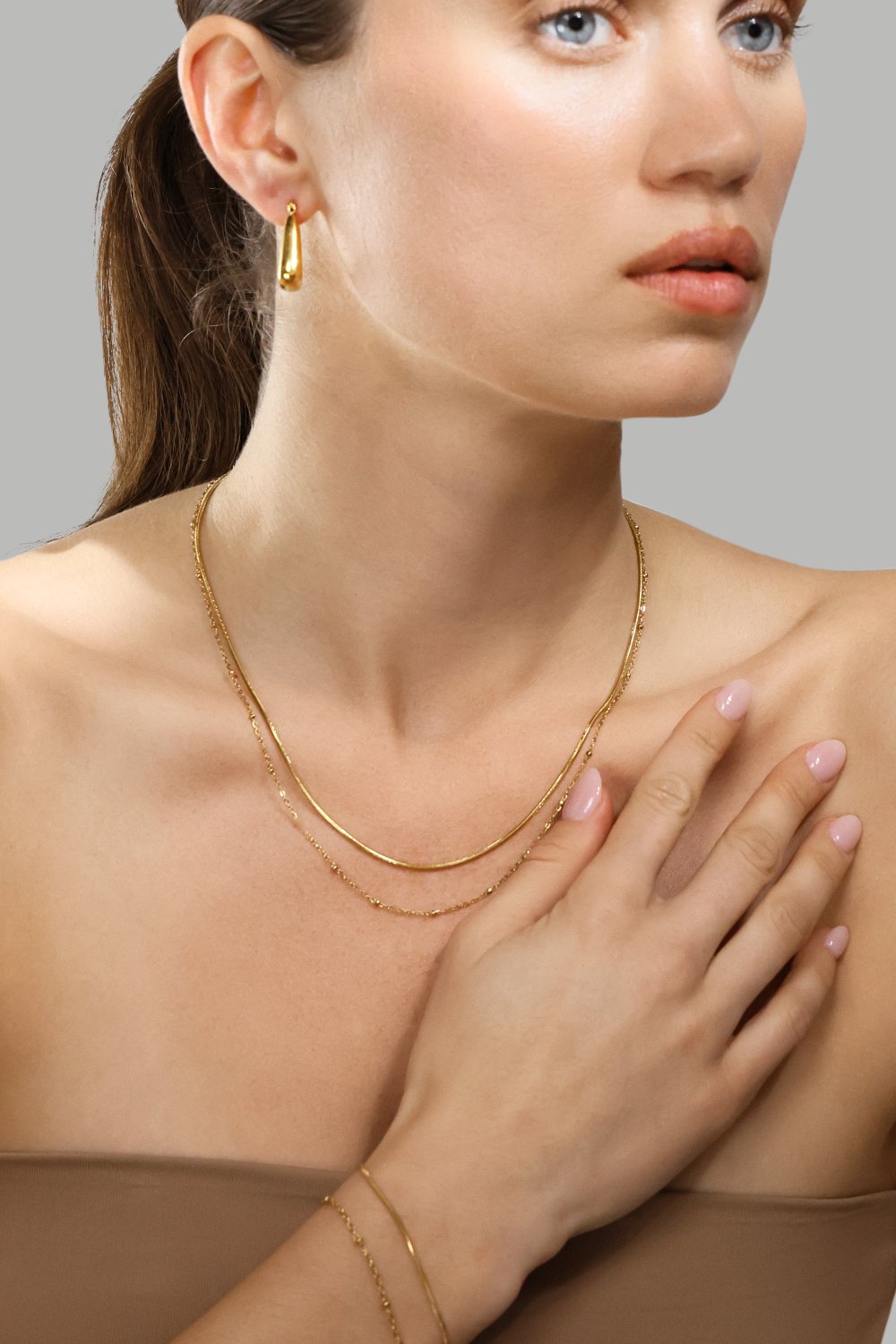 Kaulakoru Duo Grace – 18k Kullattu