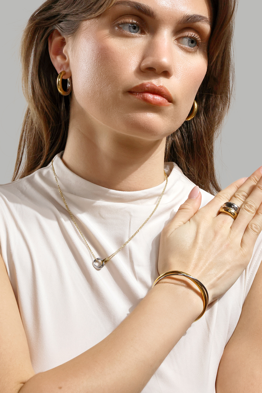 Kaulakoru Orbit – Silver Plated