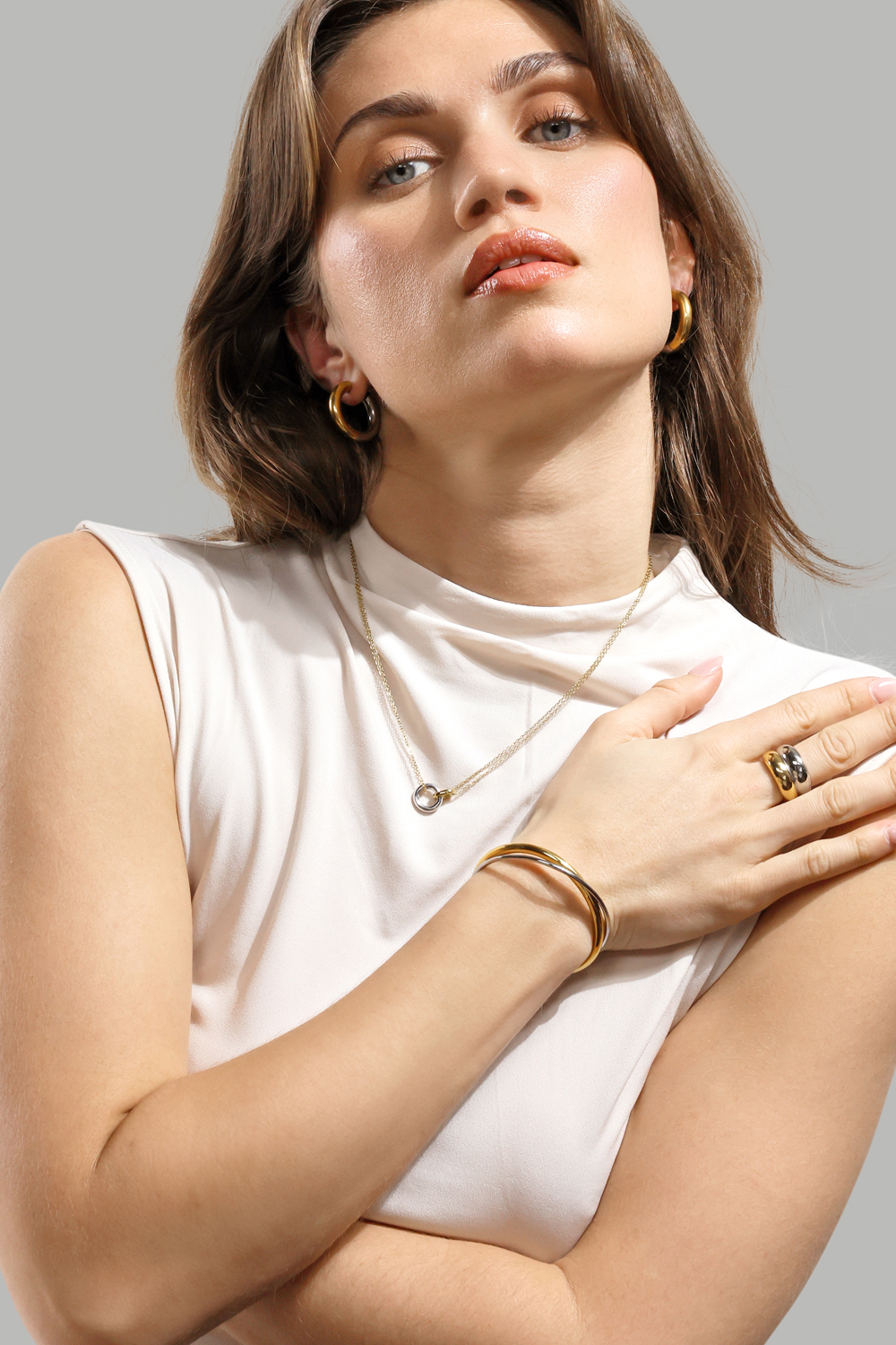 Kaulakoru Orbit – Silver Plated