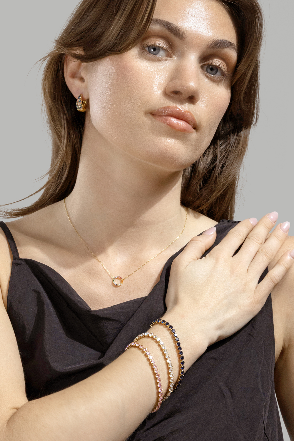 Kaulakoru Color Whisper - 18k Kullattu