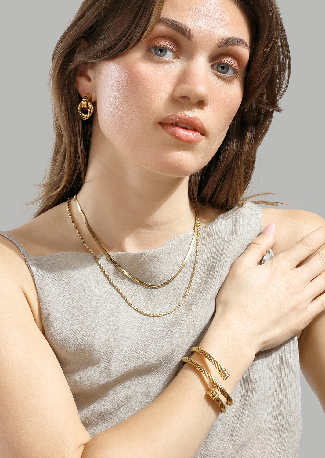 Korvakoru Unity Loop - 18k Gold Plated