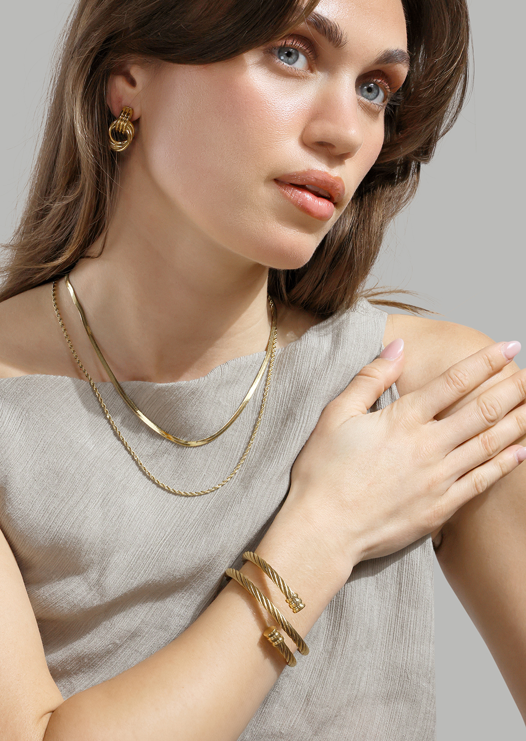 Korvakoru Unity Loop - 18k Gold Plated