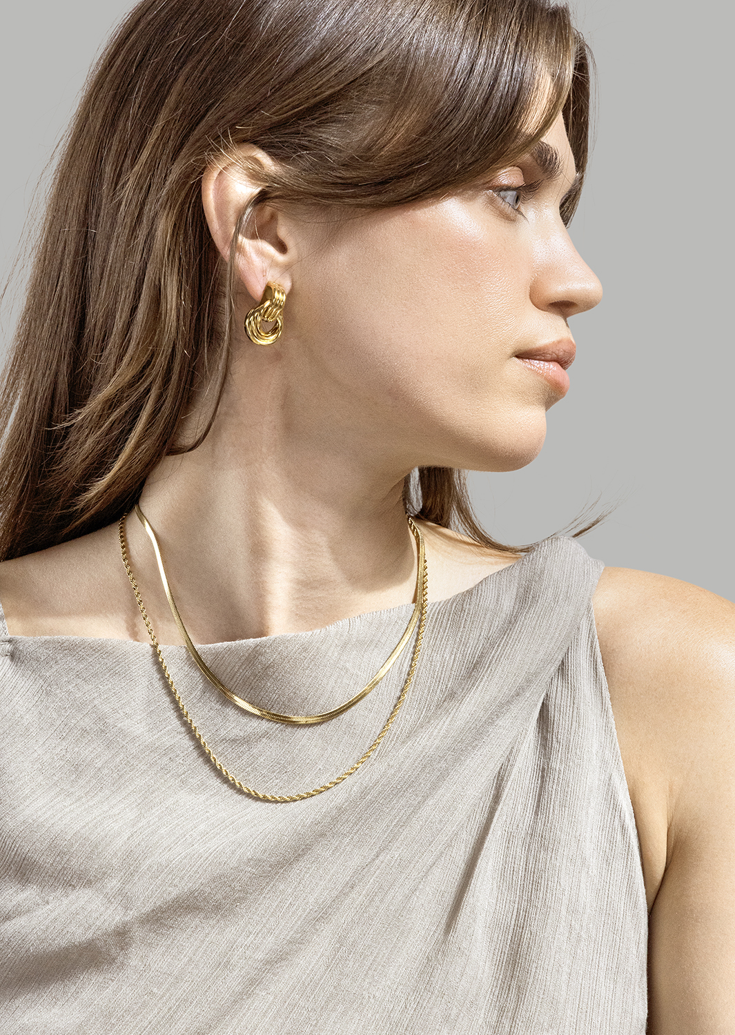 Korvakoru Unity Loop - 18k Gold Plated