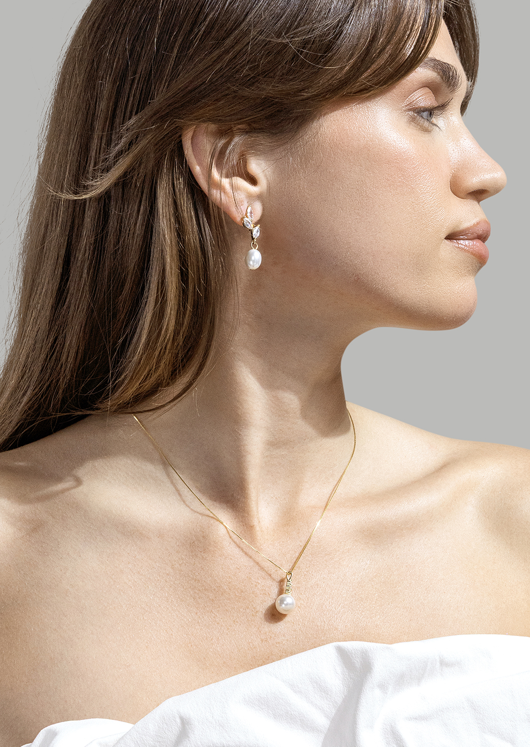 Kaulakoru Isla Pearl - 18k Kullattu