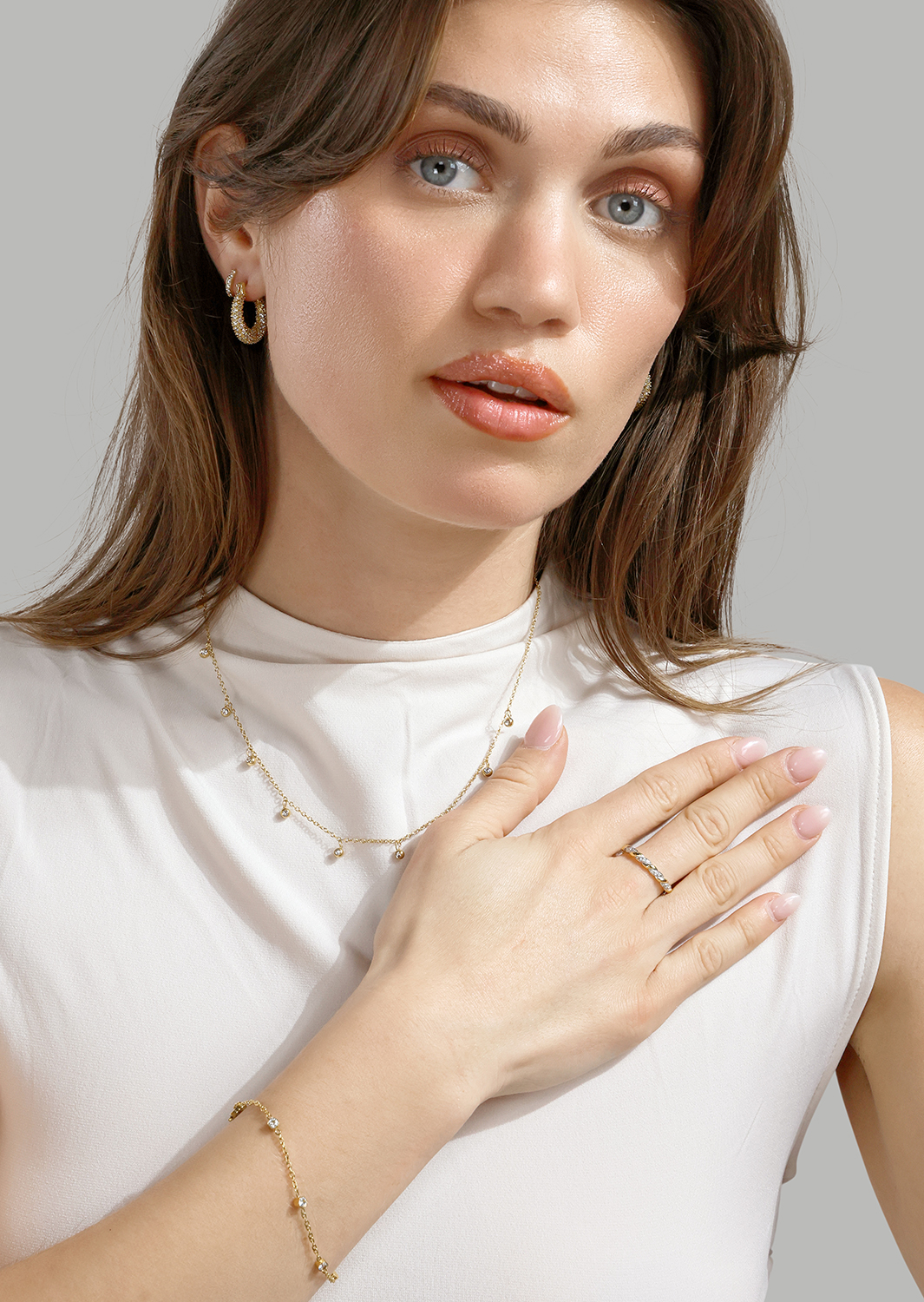 Rannekoru Dainty Sparkle - 18k Gold Plated