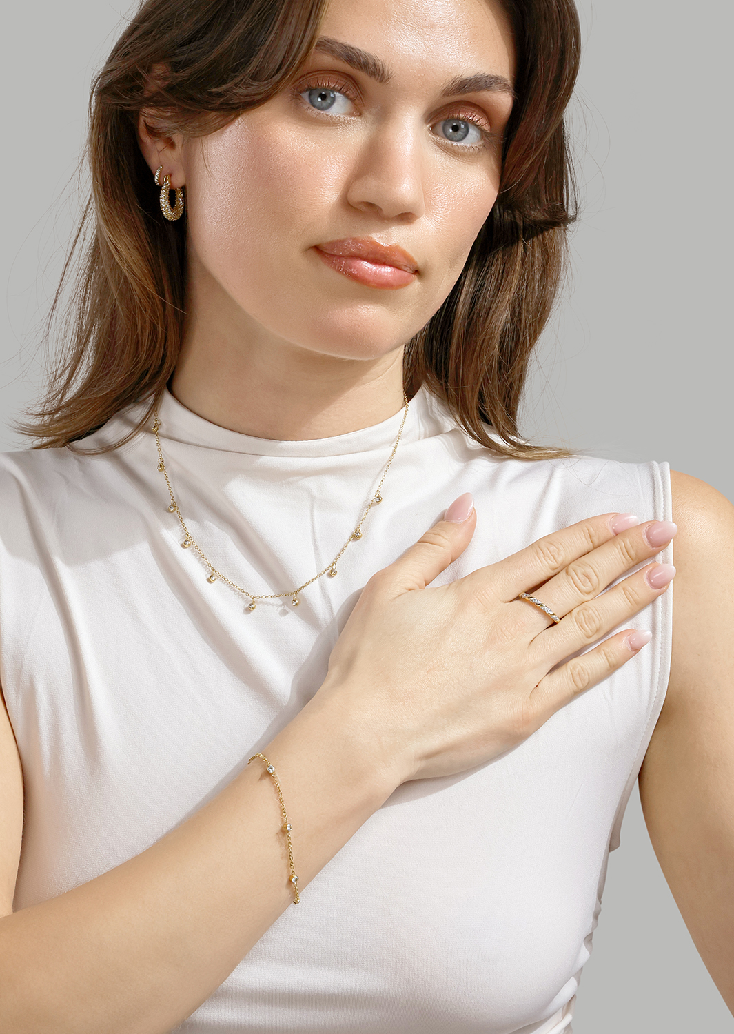 Rannekoru Dainty Sparkle - 18k Gold Plated