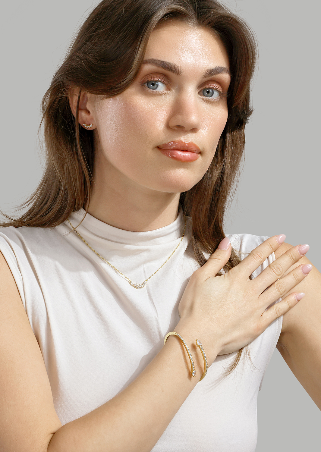 Korvakorut Leaf Studs - 18k Gold Plated