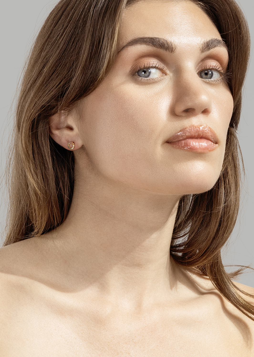 Korvakorut Prism Halo - 18k Kullatut