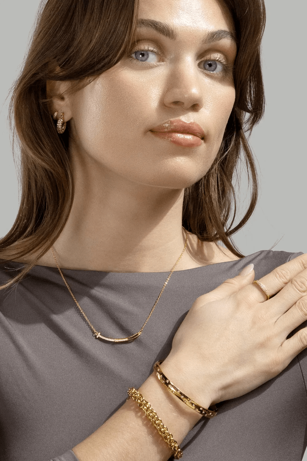 Rannekoru Royal Braid - 18k Kullattu