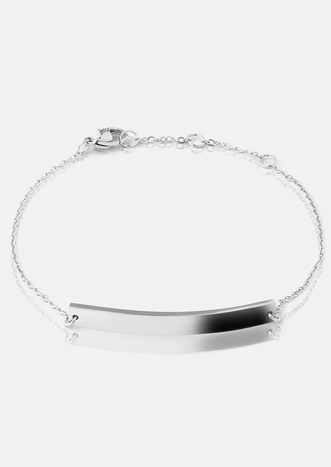 Rannekoru Sleek Elegance - Hopeoitu