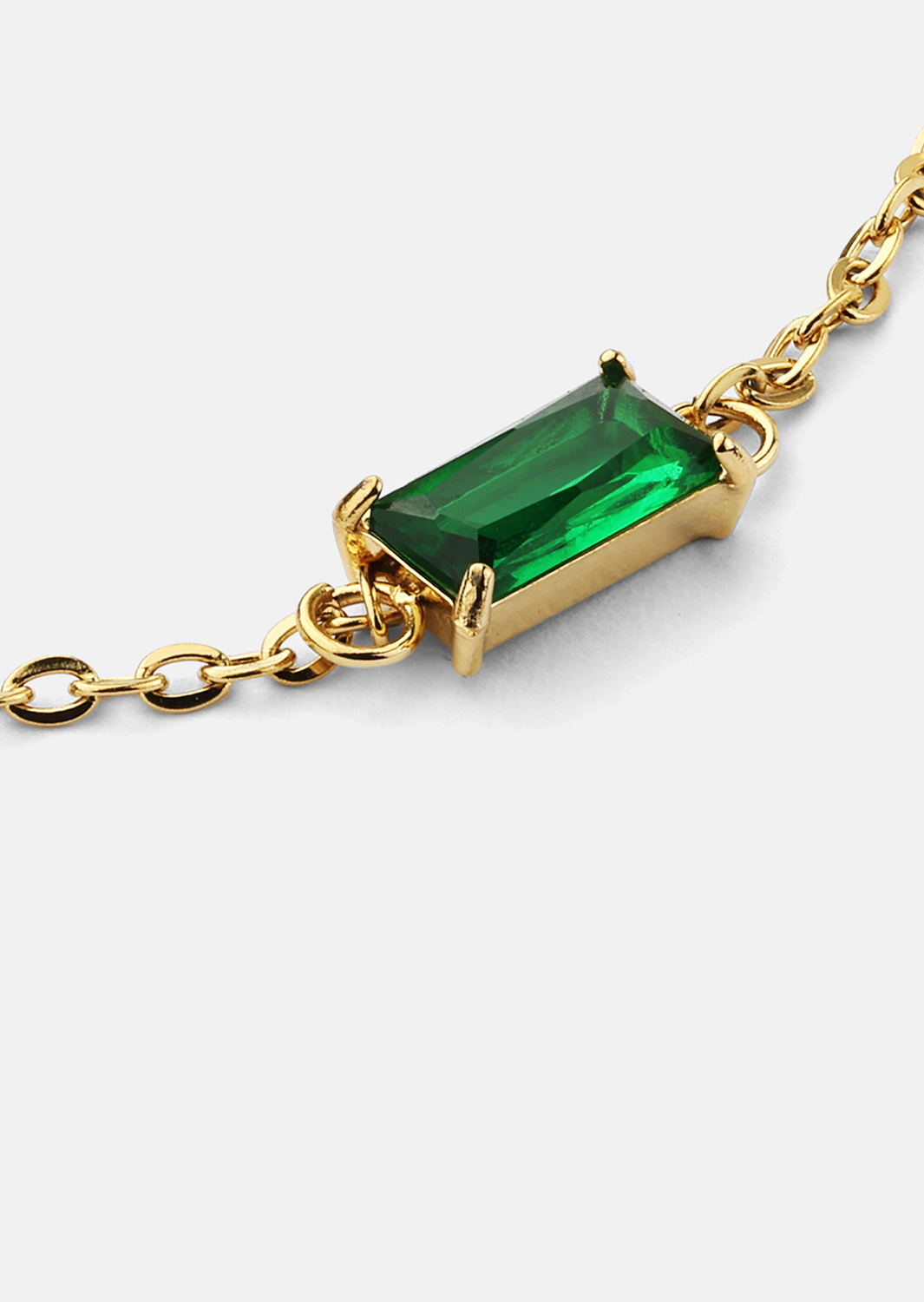 Rannekoru Emeraldis - 18k Kullattu