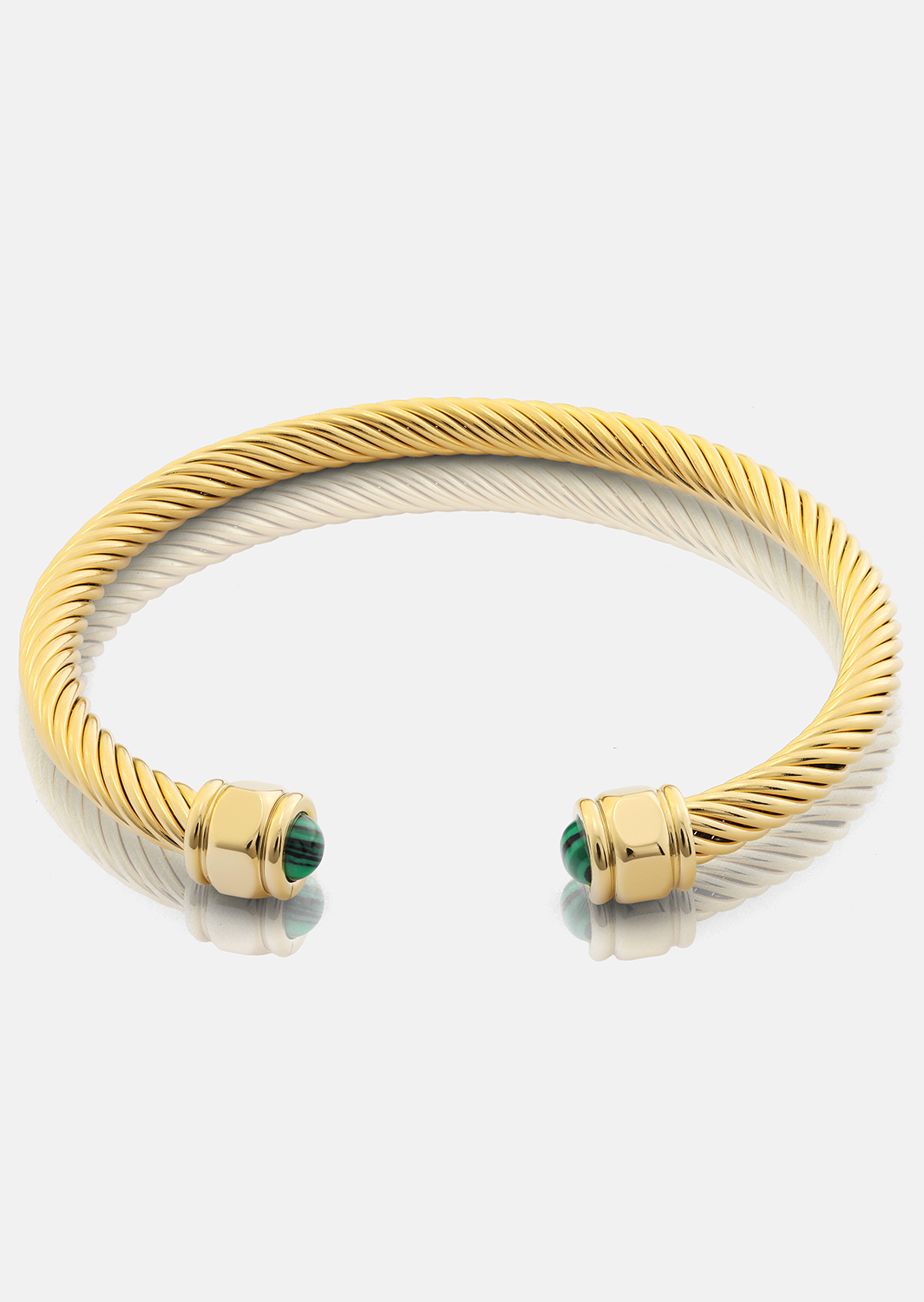 Rannekoru Aumaura Green - 18k Kullattu