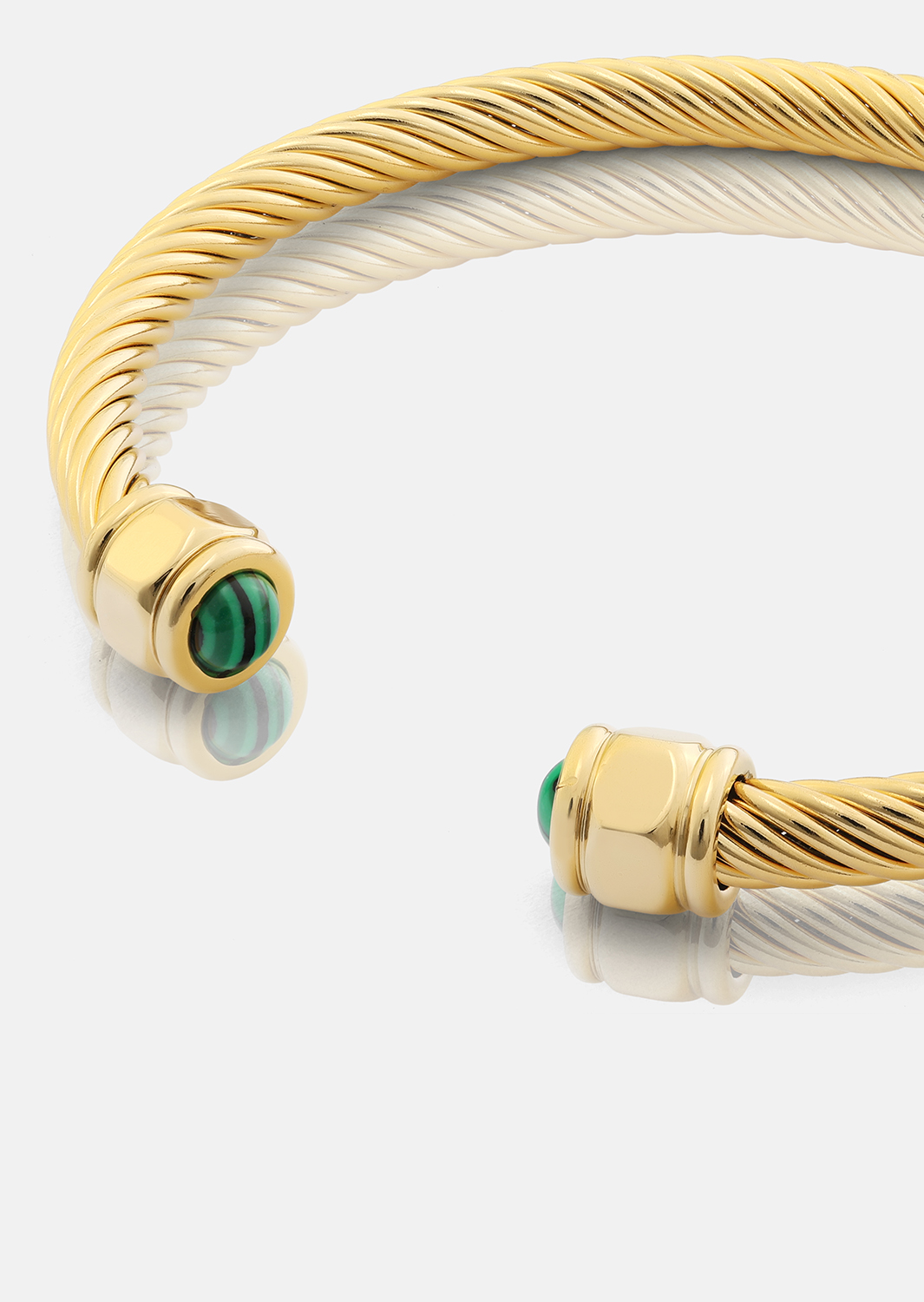 Rannekoru Aumaura Green - 18k Kullattu