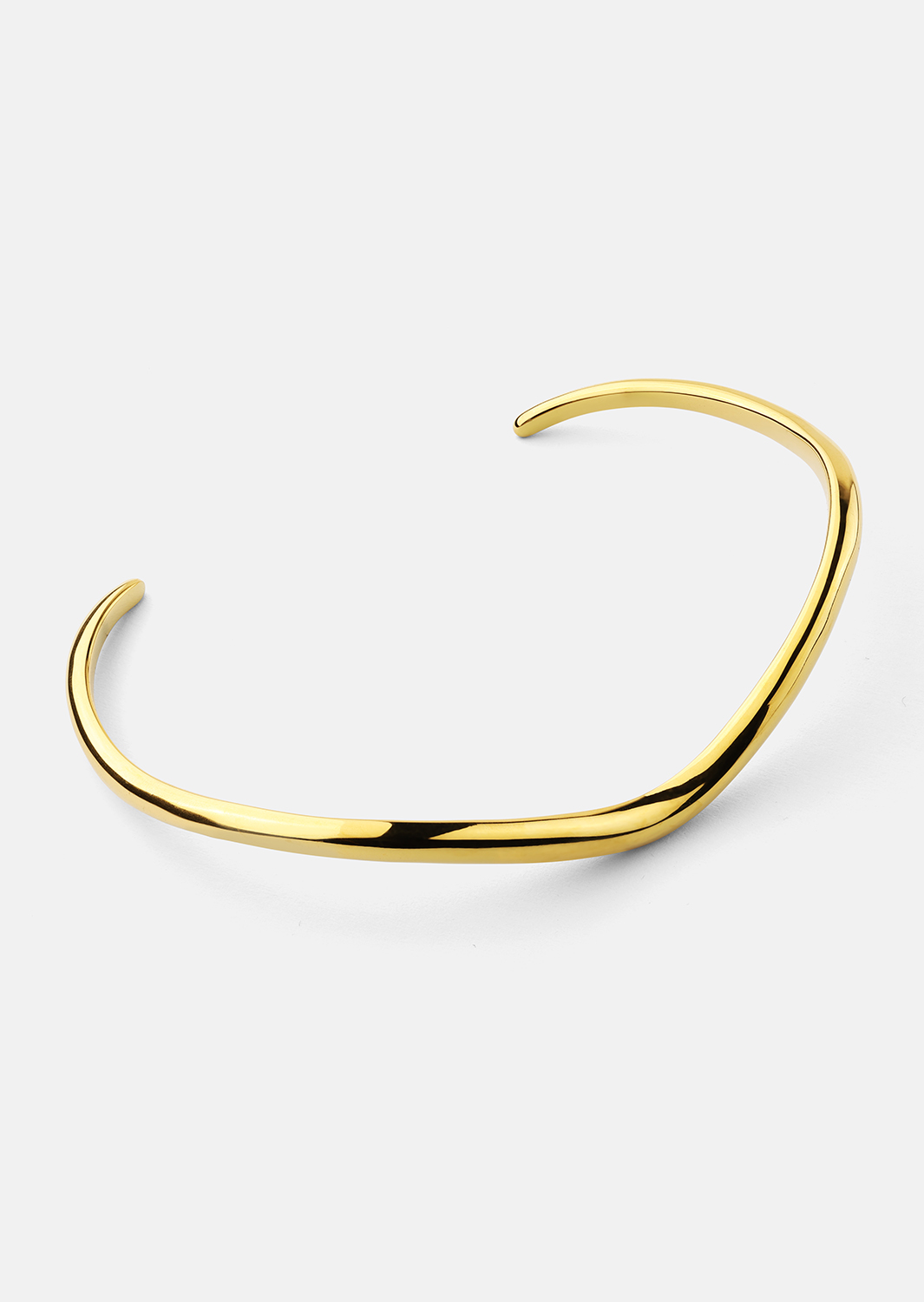 Rannekoru Wave Cuff - 18k Kullattu