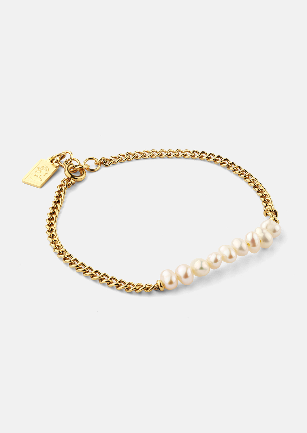 Rannekoru Golden Pearl Chain - 18k Kullattu