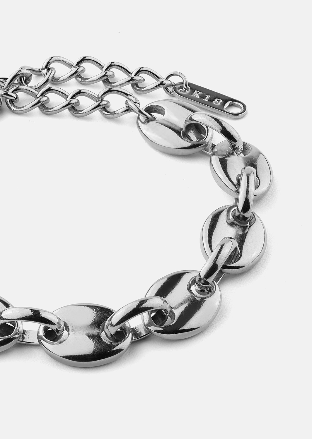Rannekoru Bold Chain – Hopeoitu