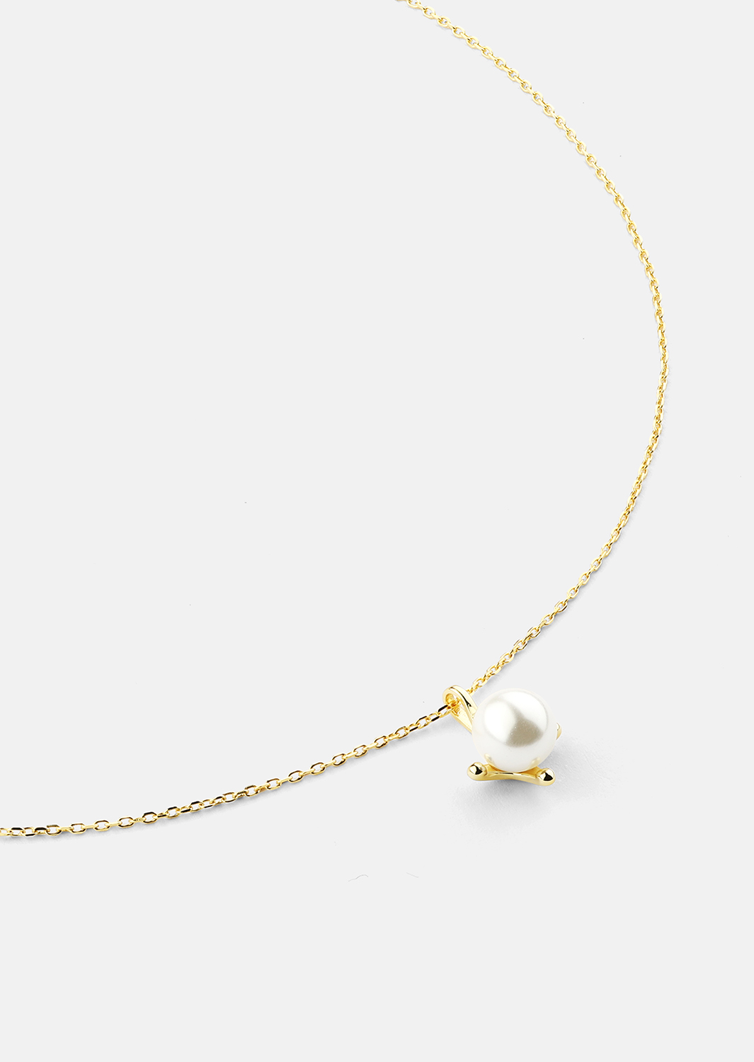 Kaulakoru North Pearl - 18k Kullattu