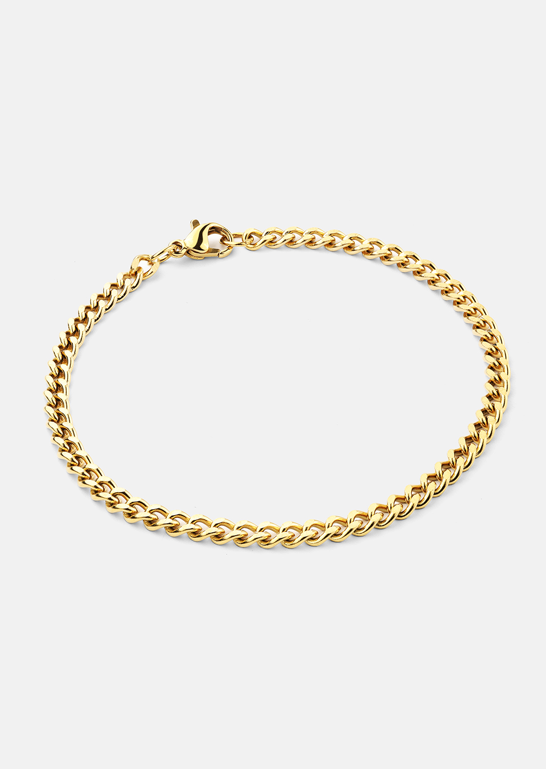 Golden Link Chain Bracelet - 18k Kullattu