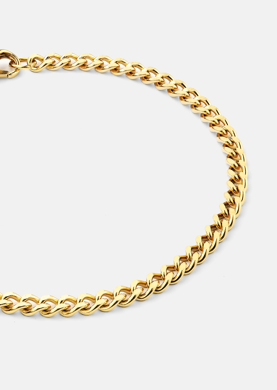 Golden Link Chain Bracelet - 18k Kullattu