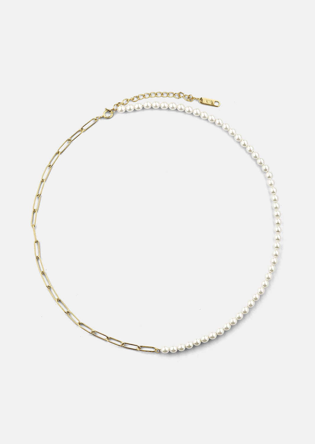 Kaulakoru Pearl Harmony - 18k Kullattu