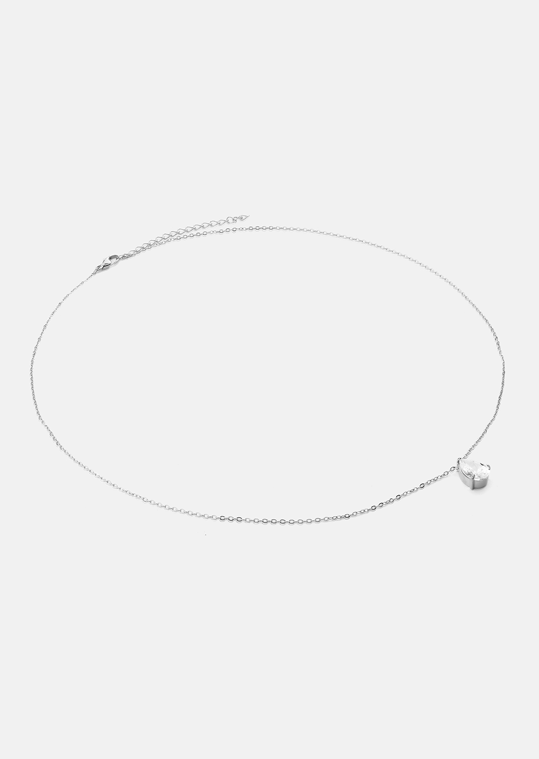 Kaulakoru Drop – Hopeoitu