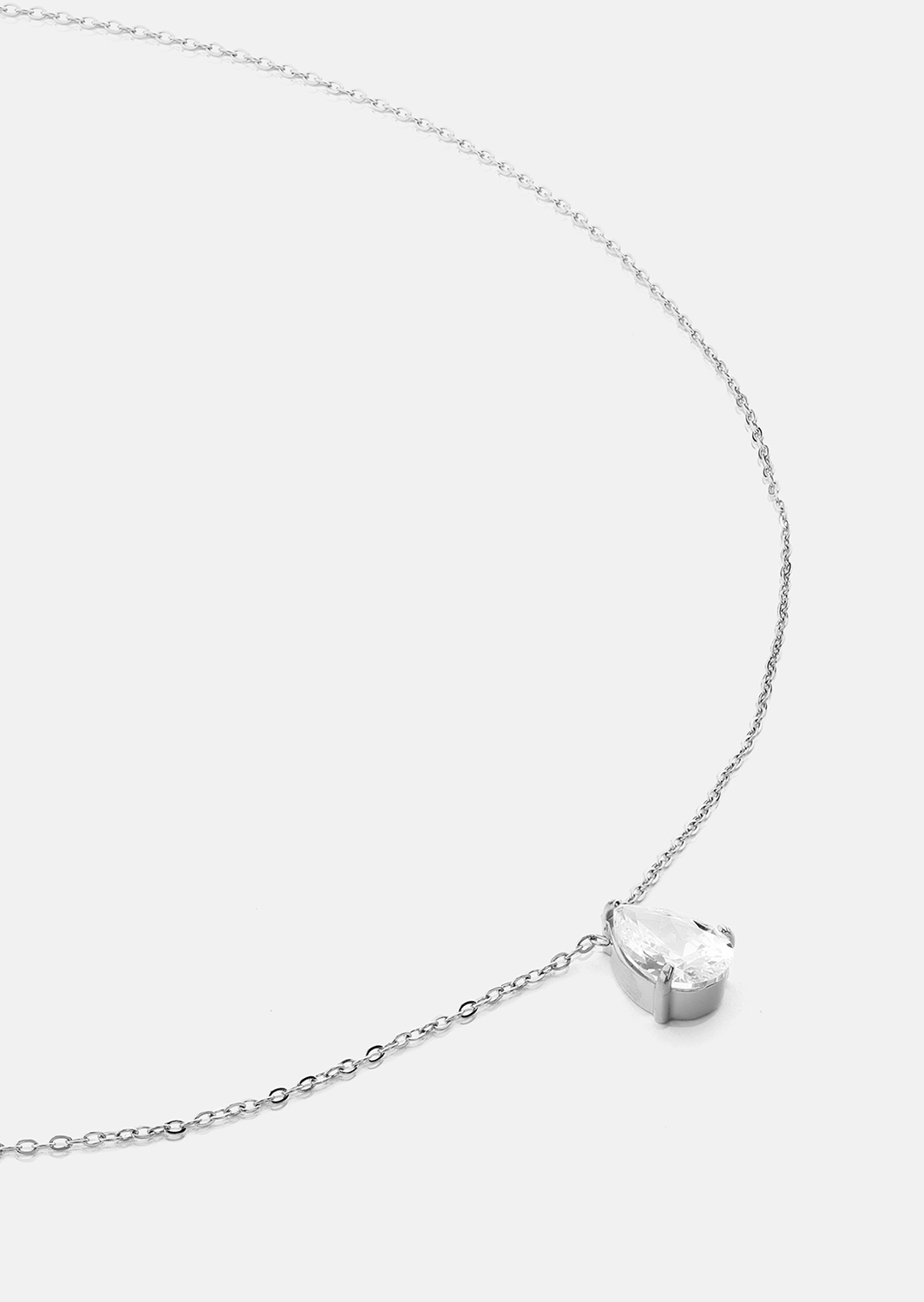 Kaulakoru Drop – Hopeoitu