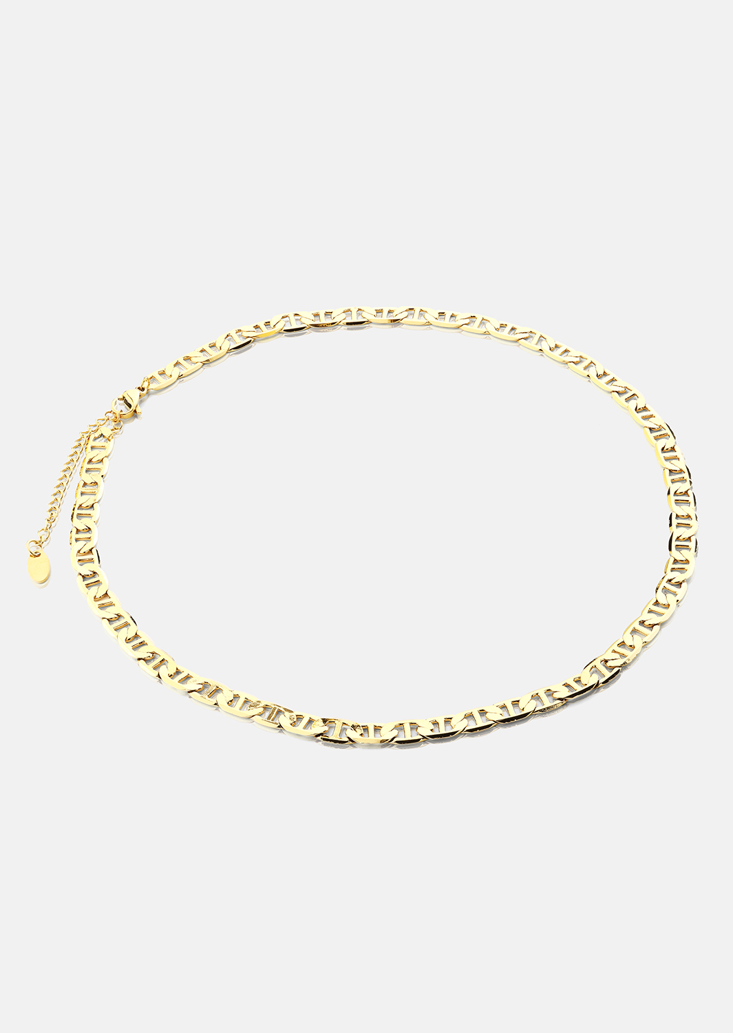 Kaulakoru Bold Link Chain - 18k Kullattu