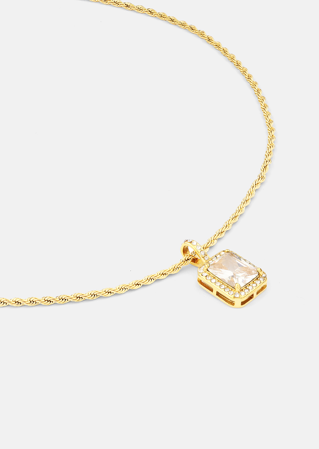 Kaulakoru White Luxus - 18k Kullattu