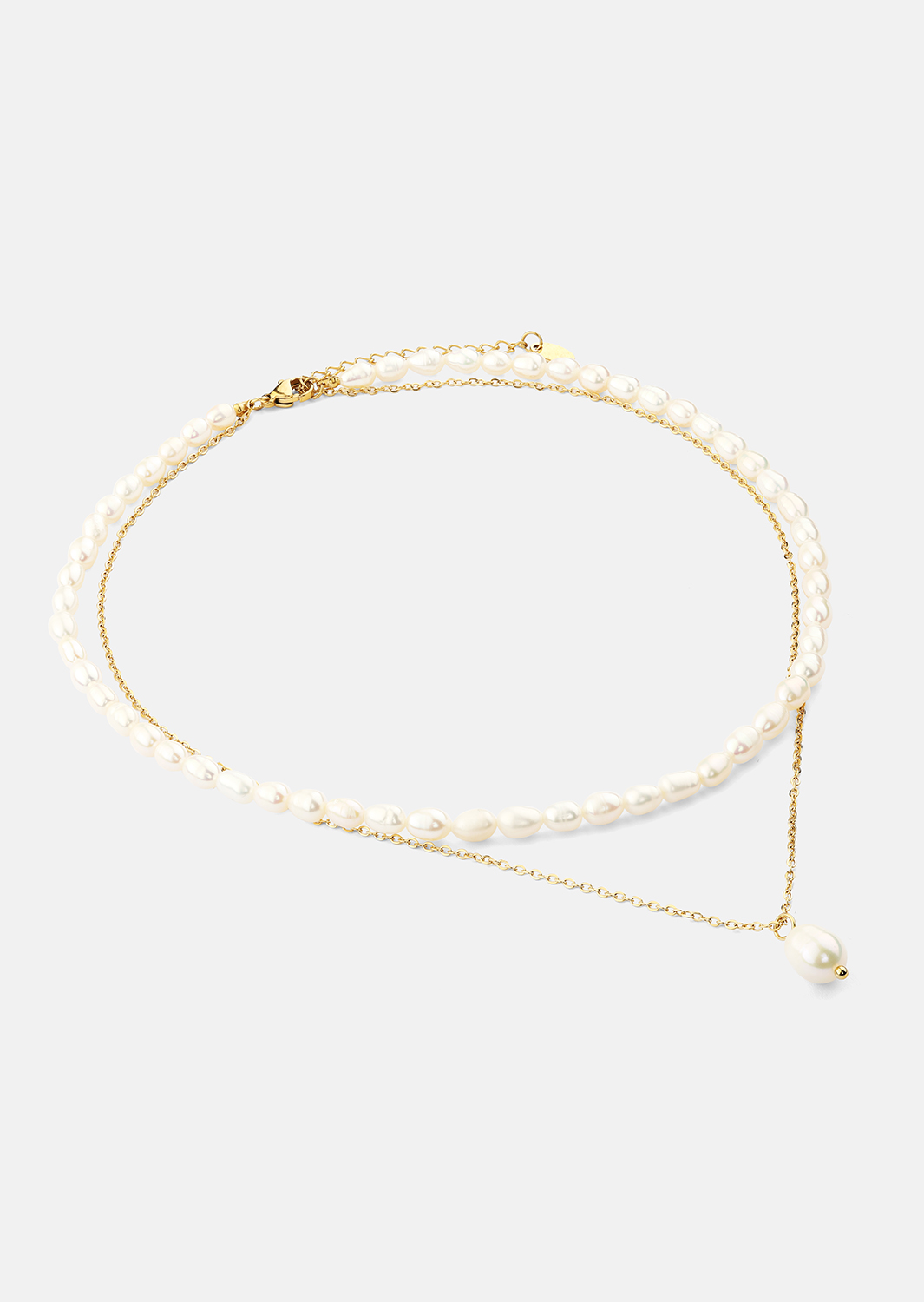 Kaulakoru Duo Pearl & Gold - 18k Kullattu
