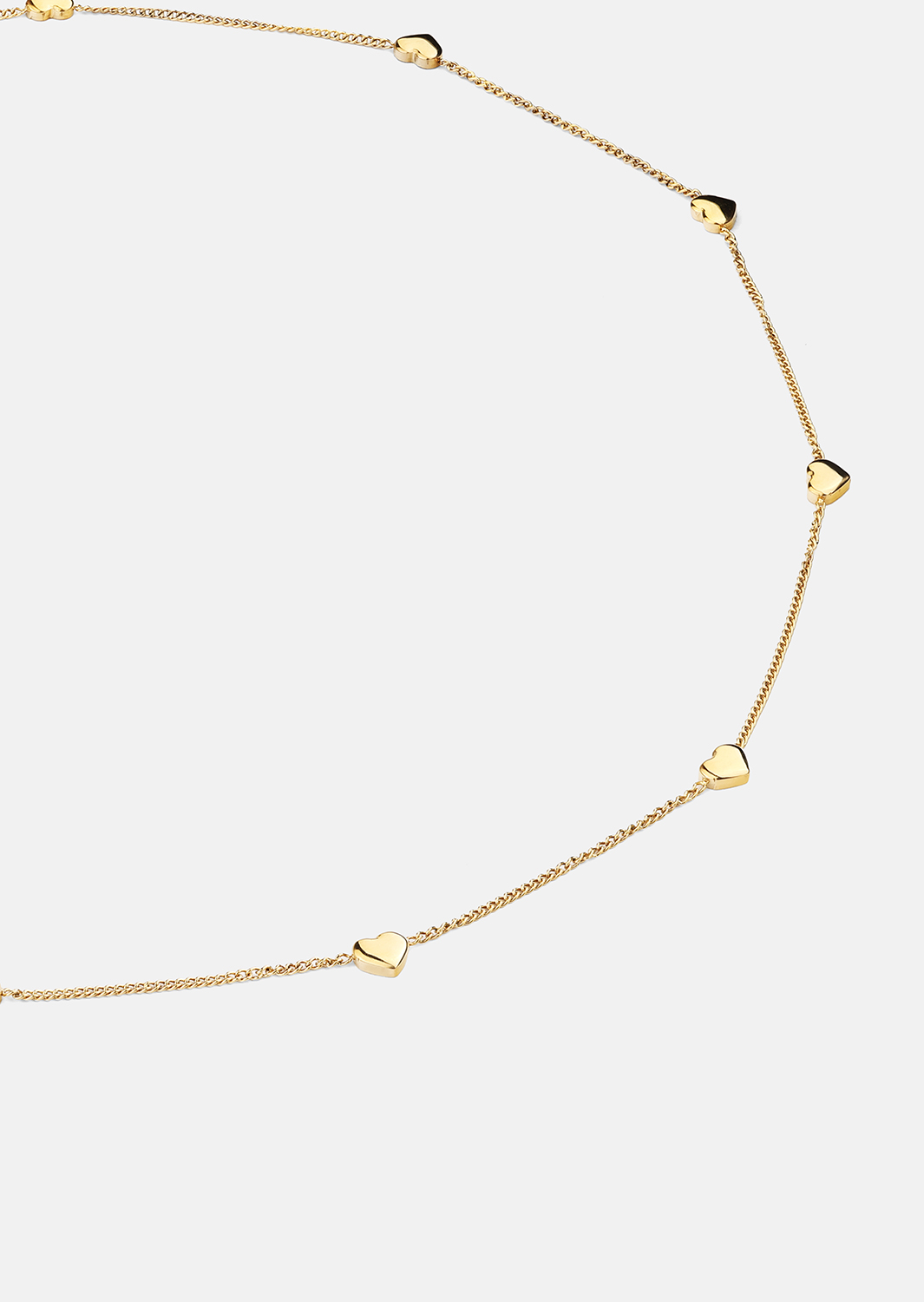 Kaulakoru Golden Hearts - 18k Kullattu