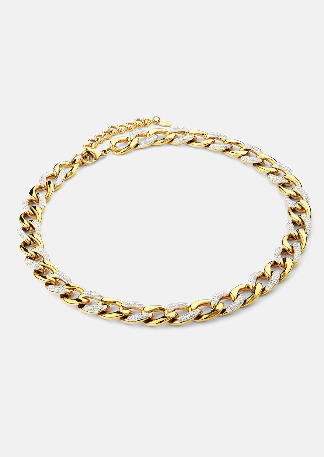 Kaulakoru Cuban Shine - 18k Kullattu