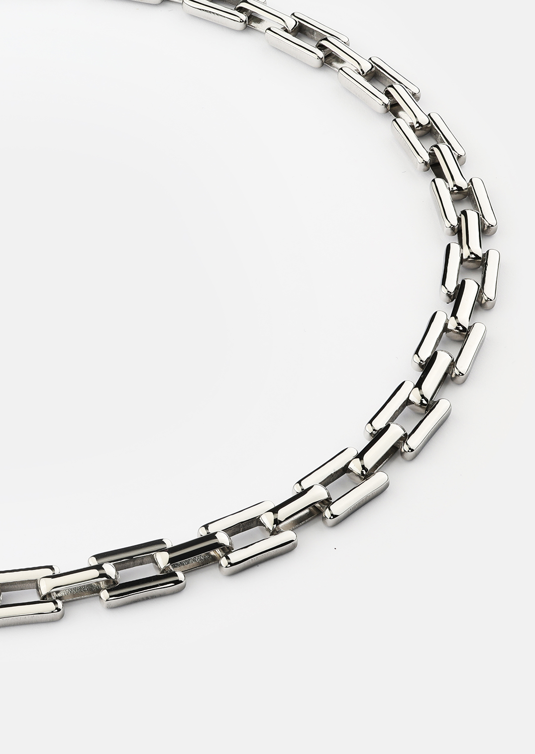 Kaulakoru Chain Link – Hopeoitu