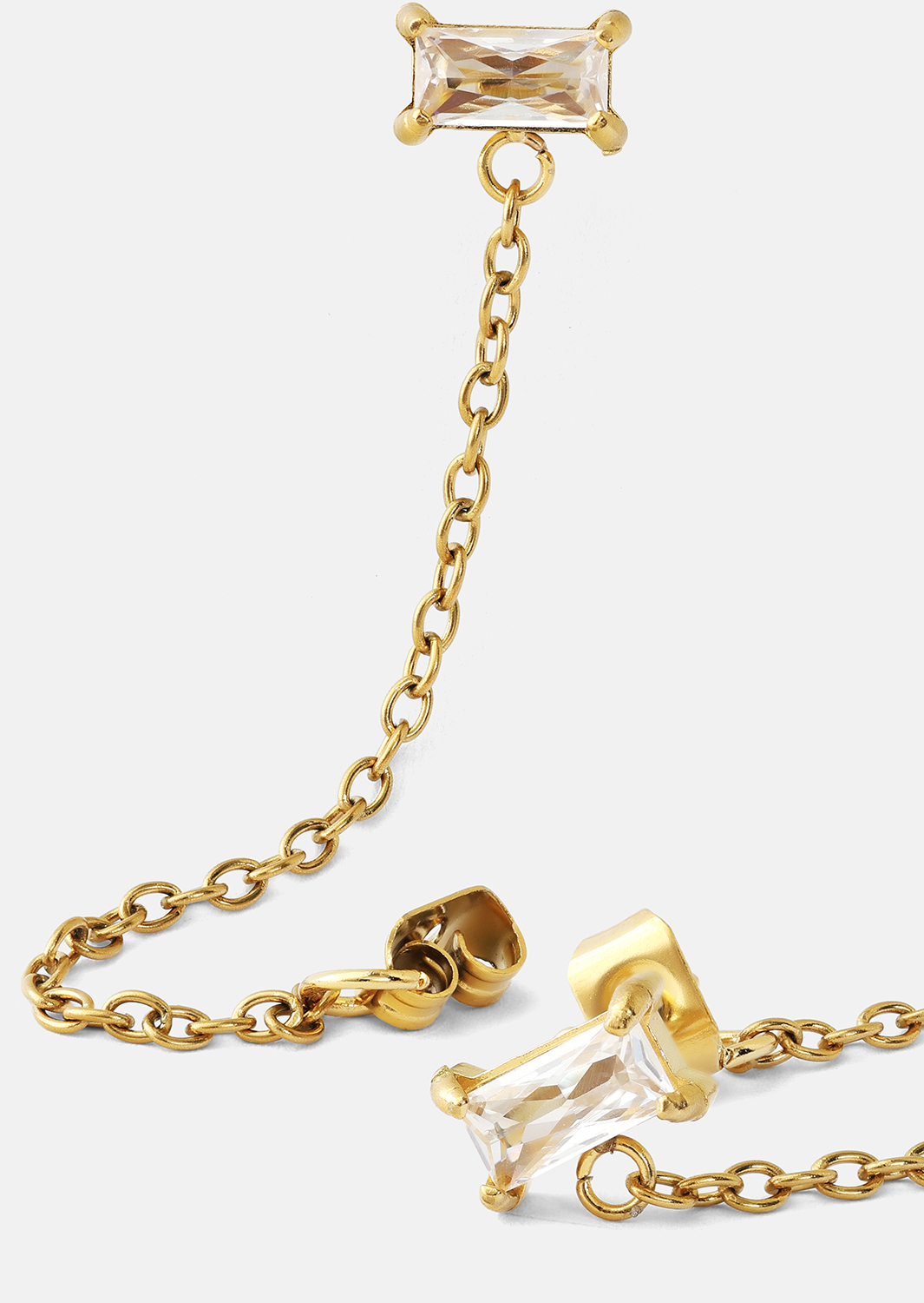 Korvakoru Light Crystal Drip - 18k Kullattu